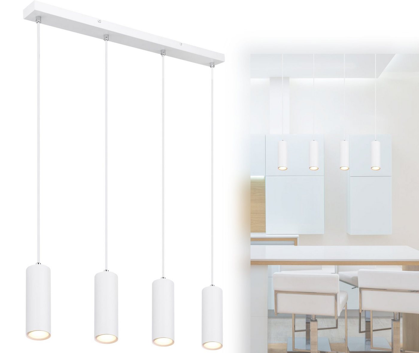 GLOBO LIGHTING Hängeleuchte Hängeleuchte Esszimmer Hängelampe Wohnzimmer Pendelleuchte Küche von GLOBO LIGHTING