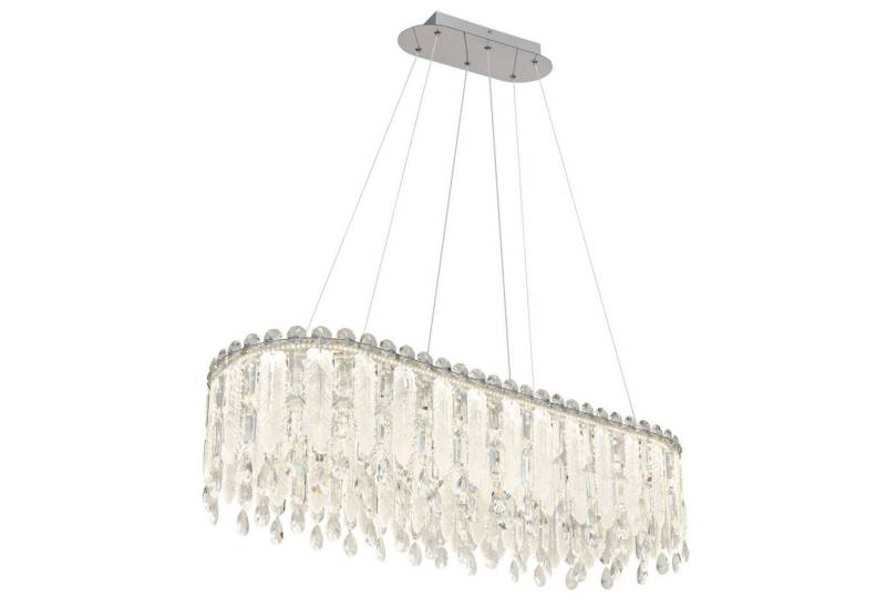 GLOBO LIGHTING Hängeleuchte Hängeleuchte Esszimmer LED Kristall Hängelampe dimmbar Fernbedienung von GLOBO LIGHTING