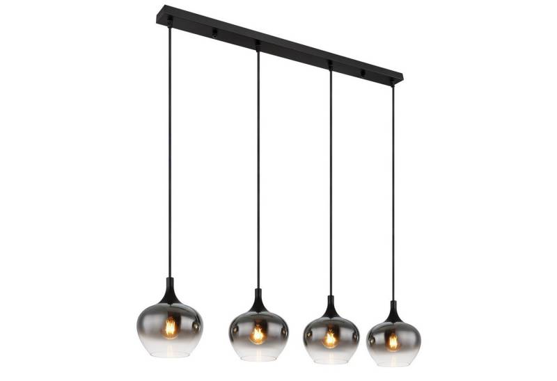 GLOBO LIGHTING Hängeleuchte Hängeleuchte Esszimmer Rauchglas Hängelampe Esstisch Wohnzimmer von GLOBO LIGHTING