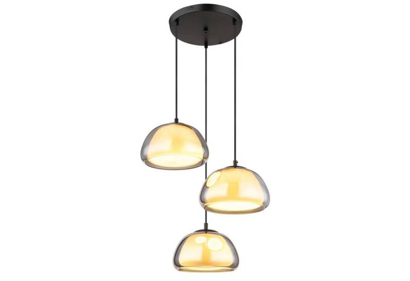 GLOBO LIGHTING Hängeleuchte Hängeleuchte Wohnzimmer Rauchglas Küchenlampe Hängelampe Esstisch von GLOBO LIGHTING