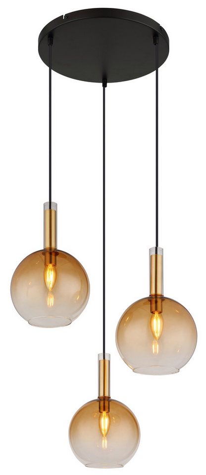 GLOBO LIGHTING Hängeleuchte MARINELLA, ohne Leuchtmittel, Hängelampe/Pendelleuchte/Esszimmer/Wohnzimmer/Esstisch von GLOBO LIGHTING