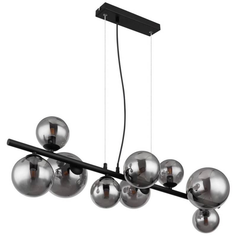 GLOBO LIGHTING LED-Hängeleuchte RIHA, Leuchtmittel wechselbar, Warmweiß, Deckenlampe, Glas, Design Leuchte, Wohnzimmer, Esszimmer von GLOBO LIGHTING