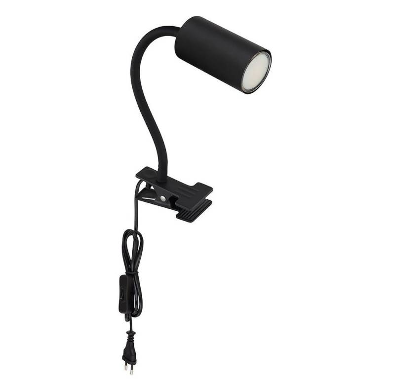 GLOBO LIGHTING Klemmleuchte, Leuchtmittel nicht inklusive, Schreibtischlampe klemmbar Schwanenhals Leselampe Bett Klemme von GLOBO LIGHTING