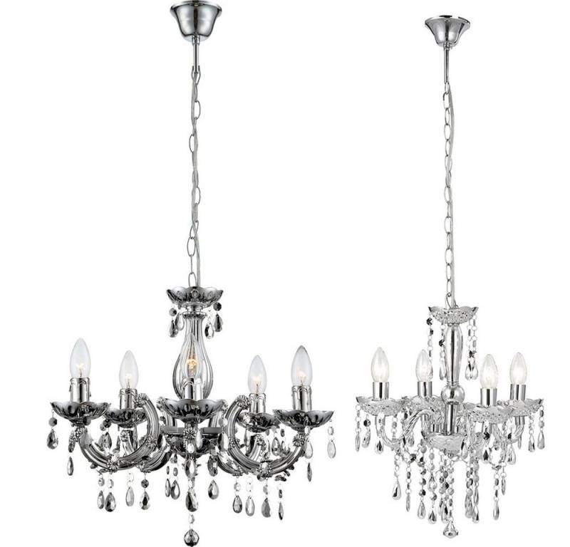 GLOBO LIGHTING Kronleuchter, LED Kronleuchter Wohn Zimmer Chrom Hänge Luster RGB von GLOBO LIGHTING