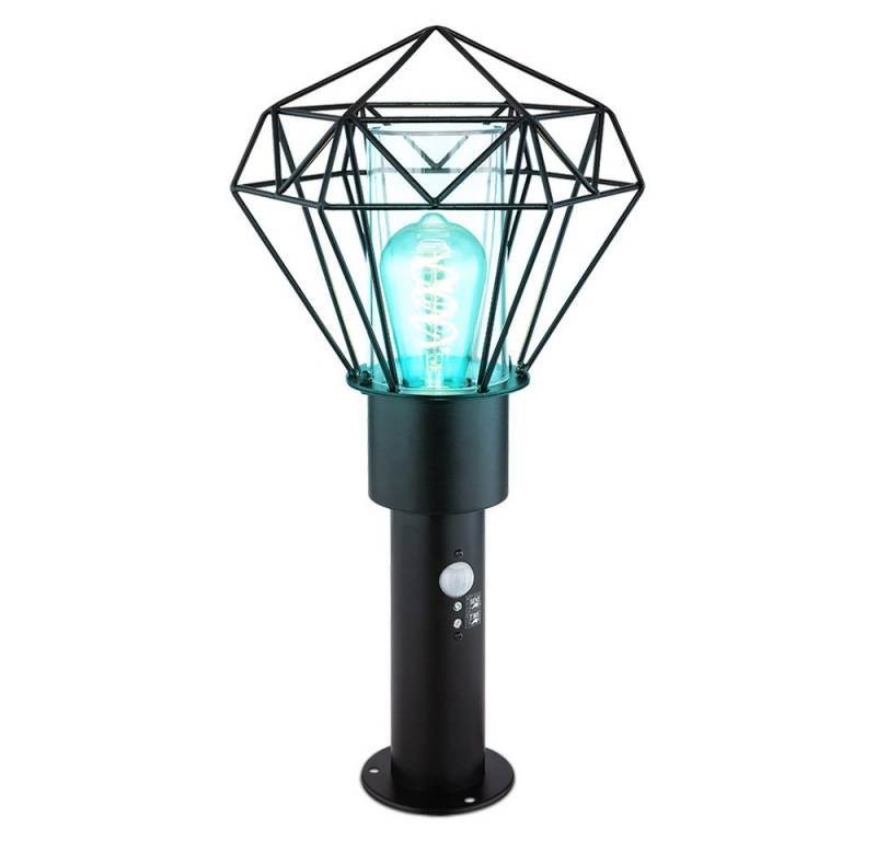 GLOBO LIGHTING LED Außen-Stehlampe, Leuchtmittel inklusive, Warmweiß, Farbwechsel, Stehleuchte Wegelampe RGB LED Fernbedienung Bewegungsmelder dimmbar von GLOBO LIGHTING