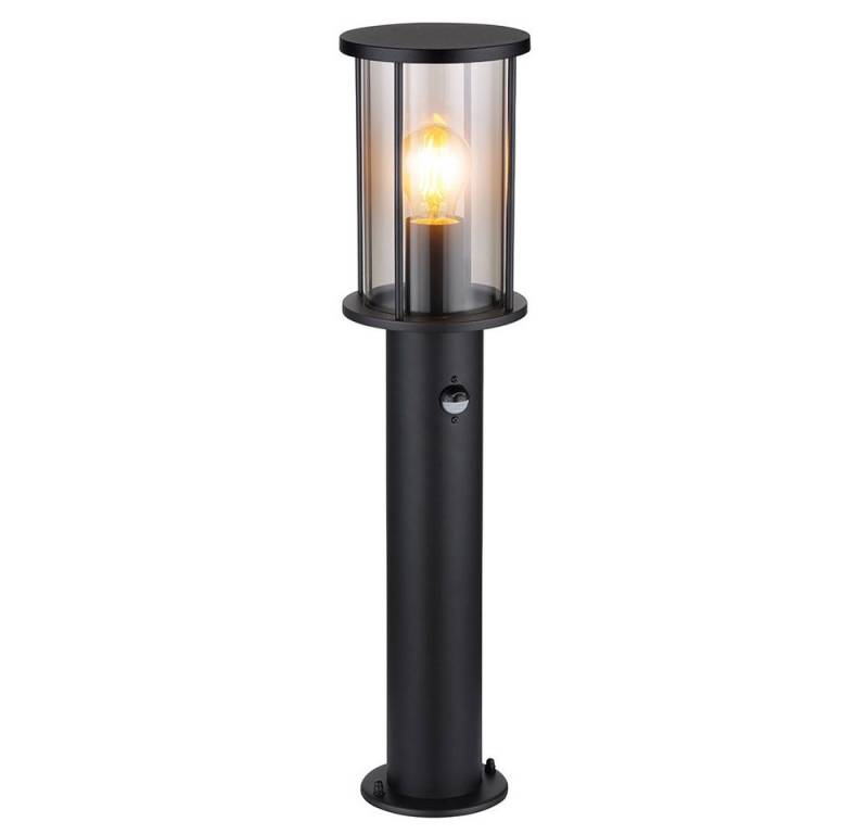 GLOBO LIGHTING LED Außen-Stehlampe, Leuchtmittel inklusive, Warmweiß, Stehleuchte Außen Metall schwarz Glas rauch Sensor D 14,3 cm GLOBO LIGHTING LED Außen-Stehlampe, Leuchtmittel inklusive, Warmweiß, Stehleuchte Außen Metall schwarz Glas rauch Sensor D 14,3 cm von GLOBO LIGHTING
