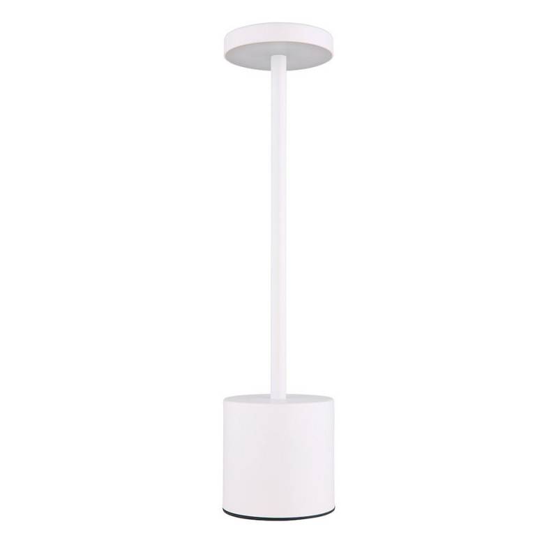 GLOBO LIGHTING LED Außen-Tischleuchte, Tischlampe Außenleuchte Akkulampe weiß Touchdimmer Balkonleuchte LED H von GLOBO LIGHTING