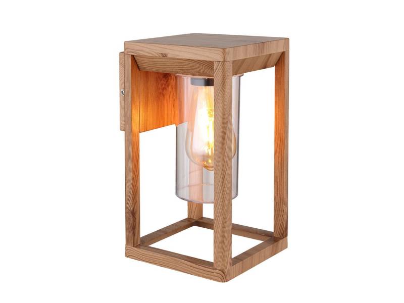 GLOBO LIGHTING LED Außen-Wandleuchte, LED wechselbar, warmweiß, Hausbeleuchtung Wand-laterne draußen Aluminium in Holzoptik, H: 27cm GLOBO LIGHTING LED Außen-Wandleuchte, LED wechselbar, warmweiß, Hausbeleuchtung Wand-laterne draußen Aluminium in Holzoptik, H: 27cm von GLOBO LIGHTING