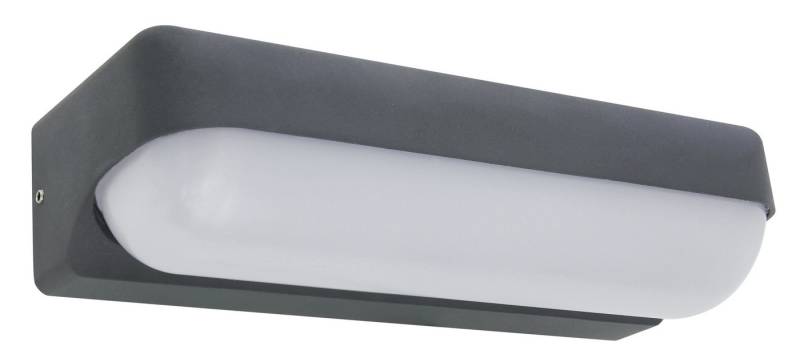 GLOBO LIGHTING LED Außen-Wandleuchte HONNA, LED fest integriert, Warmweiß, Außenlampe/Lichtschein: abwärts/ IP54/3000K/anthrazit von GLOBO LIGHTING