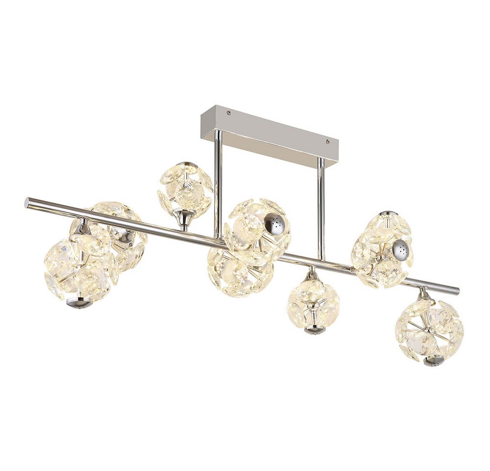 GLOBO LIGHTING LED Deckenleuchte, LED-Leuchtmittel fest verbaut, Warmweiß, Deckenleuchte Deckenlampe Esszimmerlampe chrom Glas Kristalle LED L GLOBO LIGHTING LED Deckenleuchte, LED-Leuchtmittel fest verbaut, Warmweiß, Deckenleuchte Deckenlampe Esszimmerlampe chrom Glas Kristalle LED L von GLOBO LIGHTING