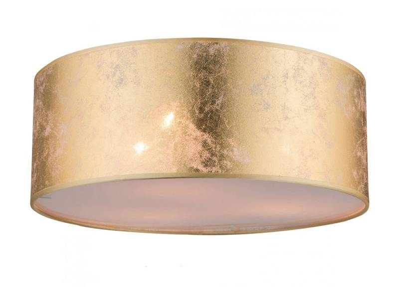 GLOBO LIGHTING LED Deckenleuchte, LED wechselbar, warmweiß, Designer-lampen Luxuslampe über-n Esstisch & Treppenhaus Gold-en Ø40cm von GLOBO LIGHTING