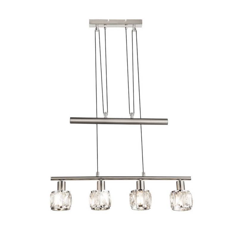 GLOBO LIGHTING LED Deckenleuchte, Leuchtmittel inklusive, LED Hängeleuchte höhenverstellbar Pendellampe Nickel matt Glas L160 cm GLOBO LIGHTING LED Deckenleuchte, Leuchtmittel inklusive, LED Hängeleuchte höhenverstellbar Pendellampe Nickel matt Glas L160 cm von GLOBO LIGHTING