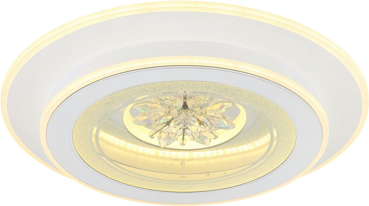 GLOBO LIGHTING LED Deckenleuchte BLUMA, Dimmfunktion, Memoryfunktion, Nachtlichtfunktion, Timerfunktion, mehrere Helligkeitsstufen, LED fest integriert, Deckenlampe/rund/Wohnzimmer/Schlafzimmer/elegant GLOBO LIGHTING LED Deckenleuchte BLUMA, Dimmfunktion, Memoryfunktion, Nachtlichtfunktion, Timerfunktion, mehrere Helligkeitsstufen, LED fest integriert, Deckenlampe/rund/Wohnzimmer/Schlafzimmer/elegant von GLOBO LIGHTING