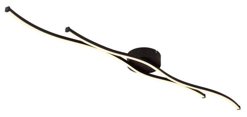 GLOBO LIGHTING LED Deckenleuchte BOYD, LED fest integriert, Warmweiß, Deckenlampe/Kunststoff opal/3000K/schwarz/Wohnzimmer/Schlafzimmer GLOBO LIGHTING LED Deckenleuchte BOYD, LED fest integriert, Warmweiß, Deckenlampe/Kunststoff opal/3000K/schwarz/Wohnzimmer/Schlafzimmer von GLOBO LIGHTING