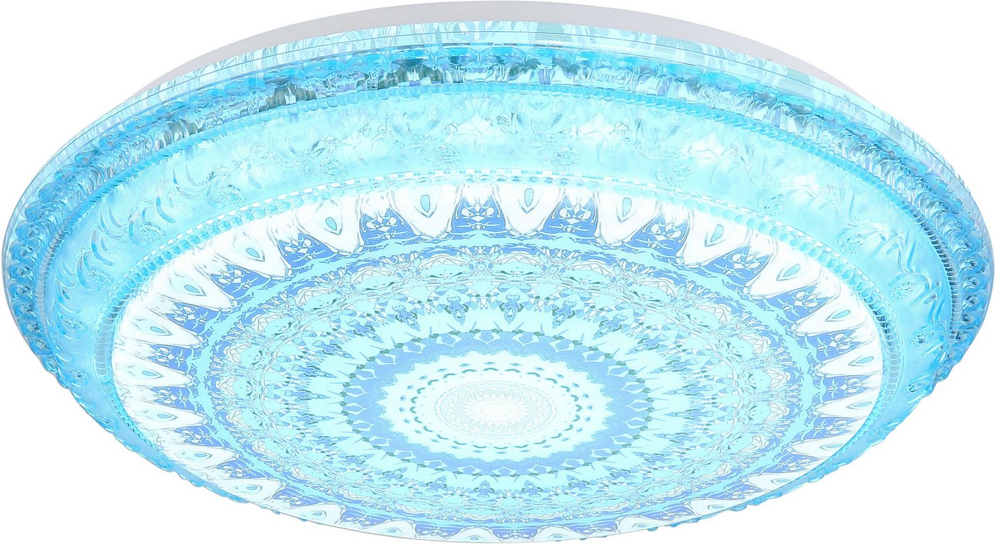 GLOBO LIGHTING LED Deckenleuchte LAZARO, Memoryfunktion, LED fest integriert, Deckenlampe/CCT 2700/4000/6000K/rund/Wohnzimmer/Schlafzimmer von GLOBO LIGHTING