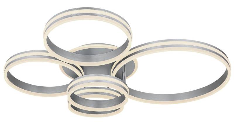 GLOBO LIGHTING LED Deckenleuchte RUBIO, Dimmfunktion, Memoryfunktion, Nachtlichtfunktion, mehrere Helligkeitsstufen, LED fest integriert, Deckenlampe/Wohnzimmer/Schlafzimmer/modern von GLOBO LIGHTING