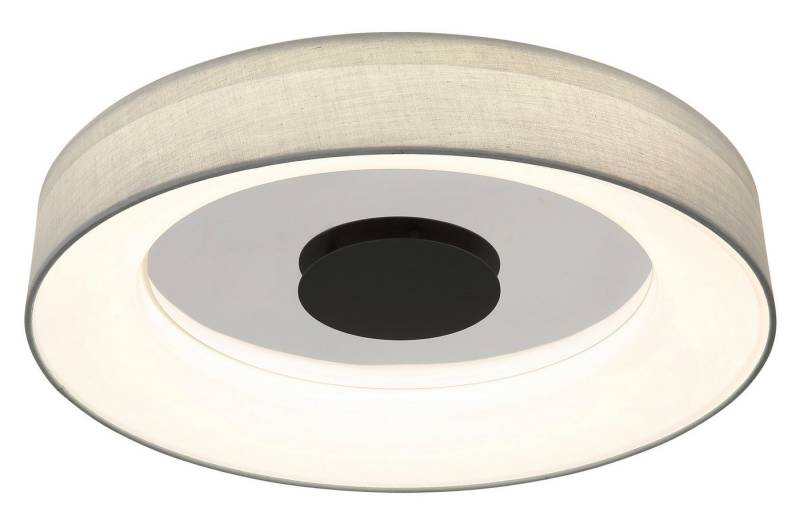 GLOBO LIGHTING LED Deckenleuchte TERPSA, Bluetooth, Dimmfunktion, Fernbedienung, Infrarot inkl., Memoryfunktion, Nachtlichtfunktion, mehrere Helligkeitsstufen, LED fest integriert, Deckenlampe/rund/Wohnzimmer/Schlafzimmer/elegant von GLOBO LIGHTING