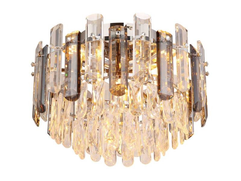 GLOBO LIGHTING LED Deckenleuchte mit Acryl Kristallen & Glasstäben Ø 39cm, Dimmfunktion, LED wechselbar, warmweiß, besondere Designer Deckenlampe mit Luxus Lampenschirm Rauchglas GLOBO LIGHTING LED Deckenleuchte mit Acryl Kristallen & Glasstäben Ø 39cm, Dimmfunktion, LED wechselbar, warmweiß, besondere Designer Deckenlampe mit Luxus Lampenschirm Rauchglas von GLOBO LIGHTING