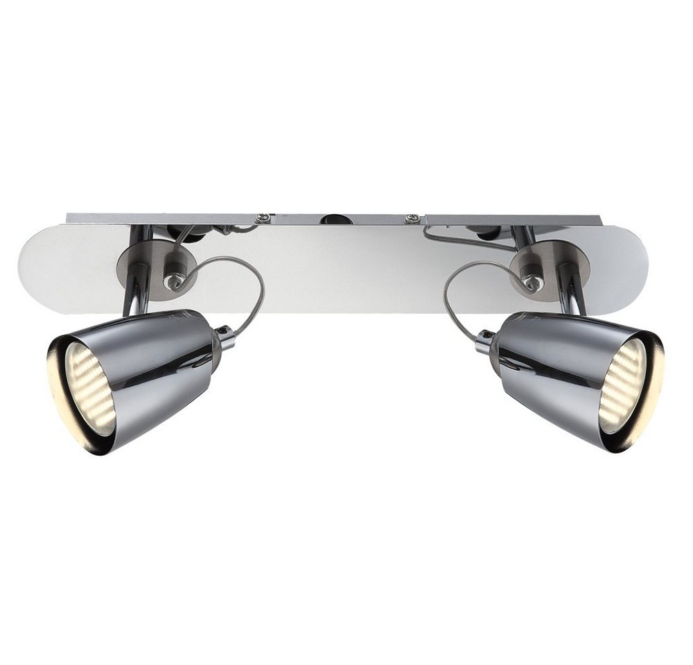 GLOBO LIGHTING LED Deckenleuchte, Leuchtmittel inklusive, Warmweiß, LED Decken Lampe Spot Strahler Wohn Ess Zimmer Chrom Leuchte GLOBO LIGHTING LED Deckenleuchte, Leuchtmittel inklusive, Warmweiß, LED Decken Lampe Spot Strahler Wohn Ess Zimmer Chrom Leuchte von GLOBO LIGHTING