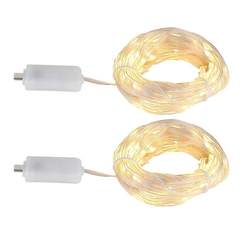 GLOBO LIGHTING LED Dekolicht, Leuchtmittel nicht inklusive, Warmweiß, Lichterkette 200x LEDs Band Lichtband Schlafzimmer Deko 8 Modi USB-C GLOBO LIGHTING LED Dekolicht, Leuchtmittel nicht inklusive, Warmweiß, Lichterkette 200x LEDs Band Lichtband Schlafzimmer Deko 8 Modi USB-C von GLOBO LIGHTING