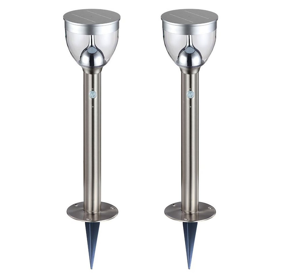 GLOBO LIGHTING LED Gartenleuchte, LED-Leuchtmittel fest verbaut, Solar Gartenleuchte Bewegungsmelder LED Wegleuchte Außenlampe 2er Set GLOBO LIGHTING LED Gartenleuchte, LED-Leuchtmittel fest verbaut, Solar Gartenleuchte Bewegungsmelder LED Wegleuchte Außenlampe 2er Set von GLOBO LIGHTING