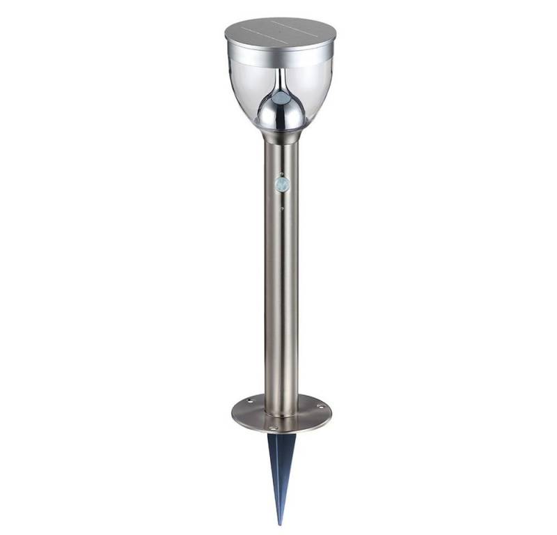 GLOBO LIGHTING LED Gartenleuchte, LED-Leuchtmittel fest verbaut, Warmweiß, Solar Gartenleuchte Bewegungsmelder LED Wegleuchte Außenlampe Hoflampe von GLOBO LIGHTING