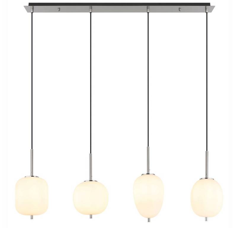 GLOBO LIGHTING LED-Hängeleuchte, Leuchtmittel inklusive, Warmweiß, LED Pendelleuchte Esszimmerlampe Deckenleuchte Hängelampe Metall Glas von GLOBO LIGHTING