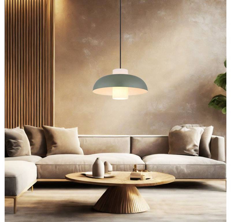 GLOBO LIGHTING LED-Hängeleuchte, Leuchtmittel inklusive, Warmweiß, Pendellampe Hängeleuchte Esstischlampe grün LED Wohnzimmerlampe 120 cm von GLOBO LIGHTING