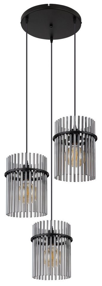 GLOBO LIGHTING Pendelleuchte GORLEY, ohne Leuchtmittel, Design Glasstäbe, Deckenlampe, Wohnzimmer, Esszimmer, Hängelampe von GLOBO LIGHTING