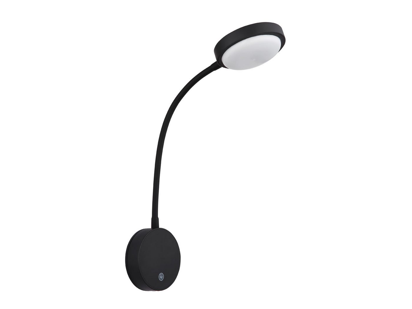 GLOBO LIGHTING LED Leselampe, Dimmfunktion, LED fest integriert, Warmweiß, Wand-Leuchte Akku-Lampe kabellos Schwarz, Nachttischlampe Bett-Lampe von GLOBO LIGHTING
