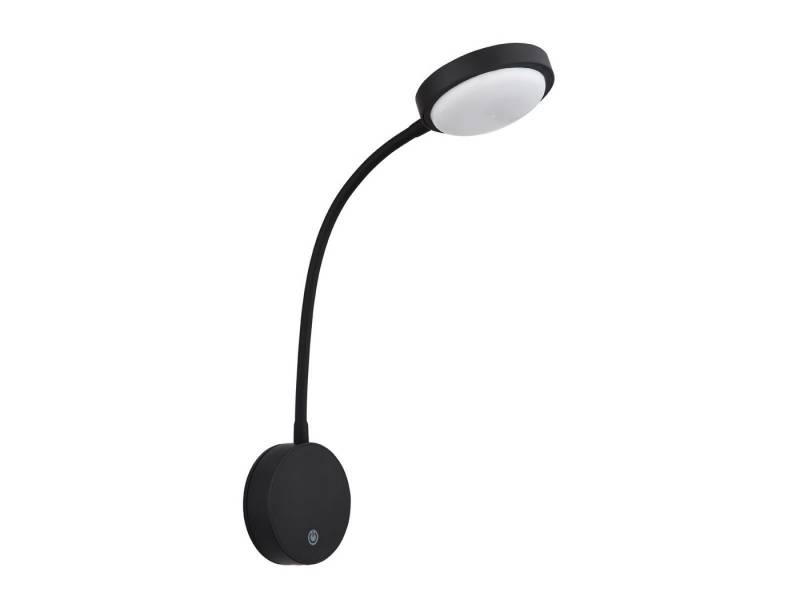 GLOBO LIGHTING LED Leselampe, Dimmfunktion, LED fest integriert, Warmweiß, Wand-Leuchte Akku-Lampe kabellos Schwarz, Nachttischlampe Bett-Lampe von GLOBO LIGHTING