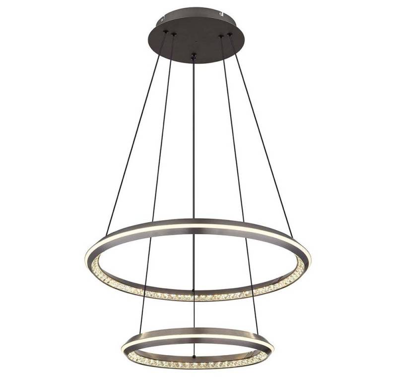 GLOBO LIGHTING LED Pendelleuchte, LED-Leuchtmittel fest verbaut, Warmweiß, Neutralweiß, Tageslichtweiß, Hängelampe Esstischleuchte Pendellampe dimmbar Fernbedienung von GLOBO LIGHTING
