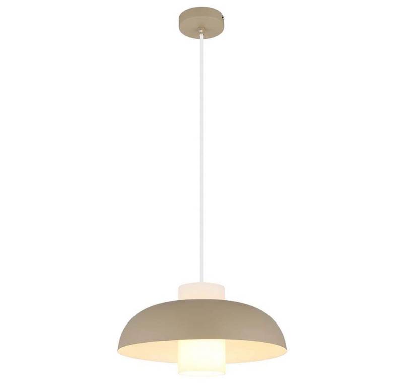 GLOBO LIGHTING LED Pendelleuchte, Leuchtmittel inklusive, Warmweiß, Pendellampe Hängelampe Esstischlampe beige LED Wohnzimmerlampe 120cm von GLOBO LIGHTING