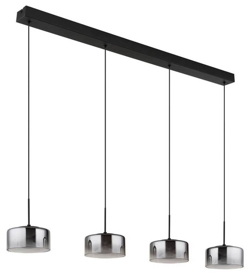 GLOBO LIGHTING LED Pendelleuchte BELINDA, 4-flammig, Rauchfarben, Schwarz, LED fest integriert, Kaltweiß, Glas, Metall, Höhenverstellbar, B 105 x H 150 x T 15 cm GLOBO LIGHTING LED Pendelleuchte BELINDA, 4-flammig, Rauchfarben, Schwarz, LED fest integriert, Kaltweiß, Glas, Metall, Höhenverstellbar, B 105 x H 150 x T 15 cm von GLOBO LIGHTING
