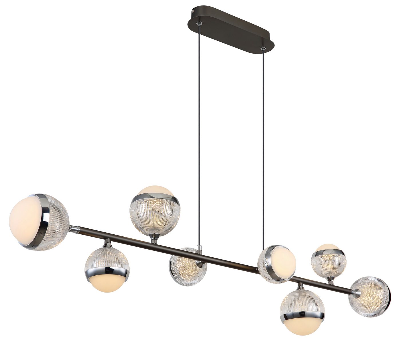 GLOBO LIGHTING LED Pendelleuchte UNTSY, LED fest integriert, Hängelampe/Hängeleuchte/Wohnzimmer/Esstisch/elegant von GLOBO LIGHTING