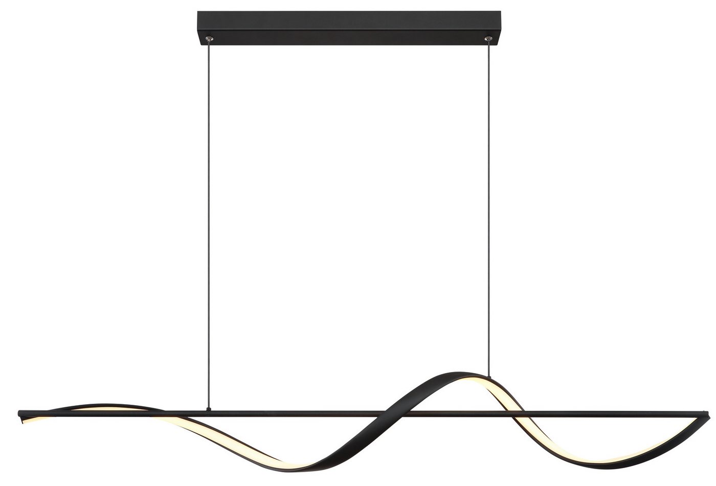 GLOBO LIGHTING LED Pendelleuchte VIOLINO, LED fest integriert, Warmweiß, Hängelampe/Hängeleuchte/Wohnzimmer/Esstisch/elegant von GLOBO LIGHTING