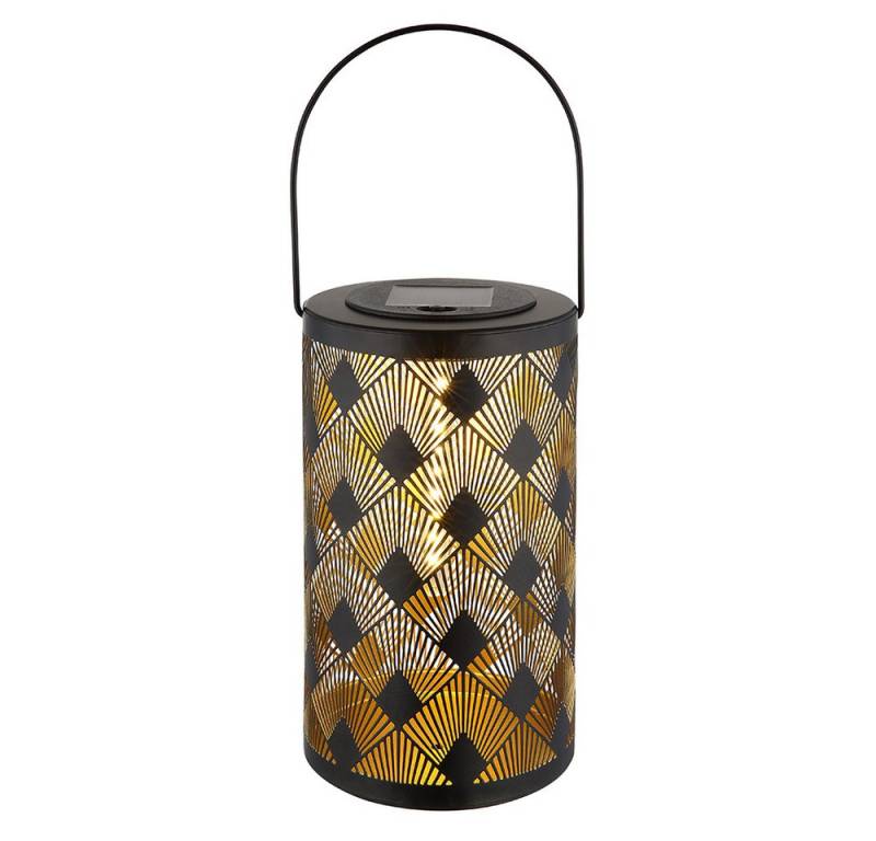 GLOBO LIGHTING LED Solarleuchte, LED-Leuchtmittel fest verbaut, Warmweiß, Solarleuchte LED Laterne Außenleuchte Gold Schwarz Feuer-Effekt IP44 H GLOBO LIGHTING LED Solarleuchte, LED-Leuchtmittel fest verbaut, Warmweiß, Solarleuchte LED Laterne Außenleuchte Gold Schwarz Feuer-Effekt IP44 H von GLOBO LIGHTING