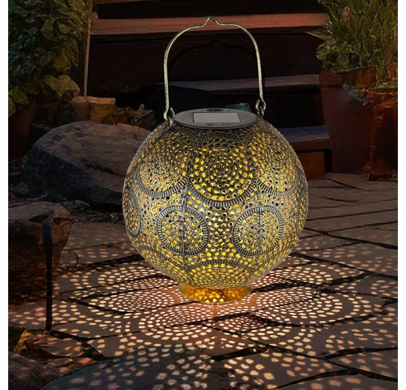 GLOBO LIGHTING LED Solarleuchte, LED-Leuchtmittel fest verbaut, Warmweiß, Solarleuchte Außenlampe Orientalisch Laterne 3000K goldfarben H 28 cm GLOBO LIGHTING LED Solarleuchte, LED-Leuchtmittel fest verbaut, Warmweiß, Solarleuchte Außenlampe Orientalisch Laterne 3000K goldfarben H 28 cm von GLOBO LIGHTING