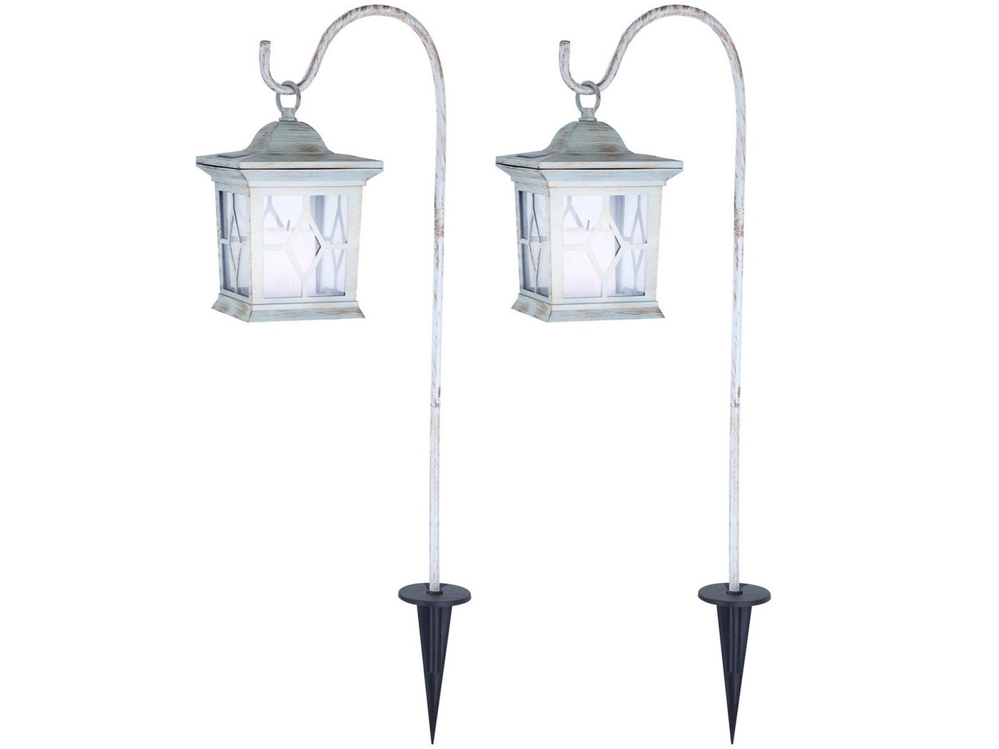 GLOBO LIGHTING LED Solarleuchte, LED fest integriert, 2er Set ausgefallene Laterne Solar-licht Wegbeleuchtung Garten, H 68cm GLOBO LIGHTING LED Solarleuchte, LED fest integriert, 2er Set ausgefallene Laterne Solar-licht Wegbeleuchtung Garten, H 68cm von GLOBO LIGHTING