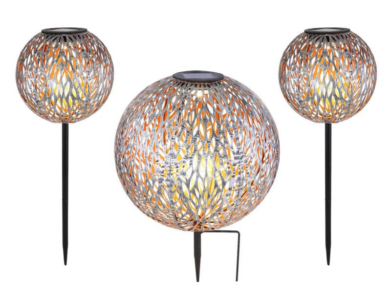 GLOBO LIGHTING LED Solarleuchte, LED fest integriert, Warmweiß, 3er Set Leuchtkugeln Garten-kugeln Solarlicht Ideen Gartenbeleuchtung GLOBO LIGHTING LED Solarleuchte, LED fest integriert, Warmweiß, 3er Set Leuchtkugeln Garten-kugeln Solarlicht Ideen Gartenbeleuchtung von GLOBO LIGHTING