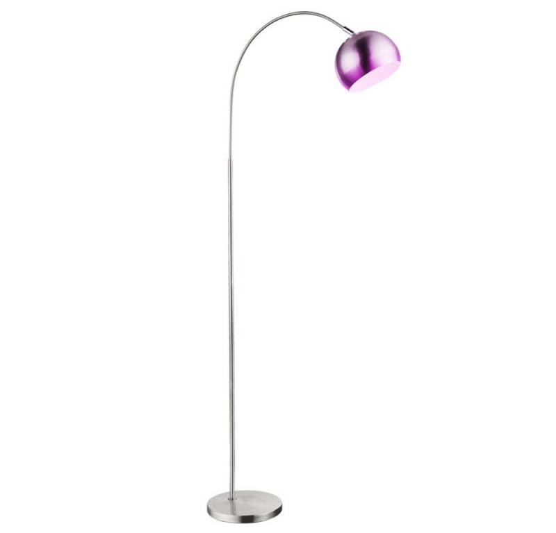 GLOBO LIGHTING LED Stehlampe, Leuchtmittel inklusive, Warmweiß, Farbwechsel, Bogenleuchte Stehlampe RGB LED Fernbedienung dimmbar Kugel schwenkbar von GLOBO LIGHTING