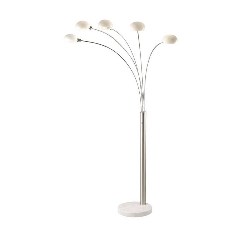 GLOBO LIGHTING LED Stehlampe, Leuchtmittel inklusive, Warmweiß, Stehlampe Stehleuchte Wohnzimmerlampe dimmbar 5 flammig LED H 210 cm von GLOBO LIGHTING