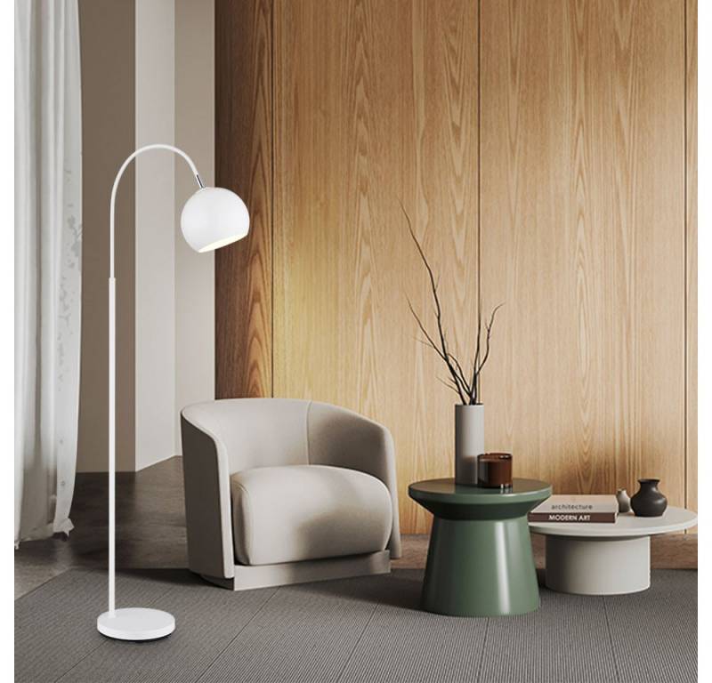 GLOBO LIGHTING LED Stehlampe, Leuchtmittel inklusive, Warmweiß, Stehleuchte Bogenstehlampe Stehlampe Beistellleuchte Standleuchte von GLOBO LIGHTING
