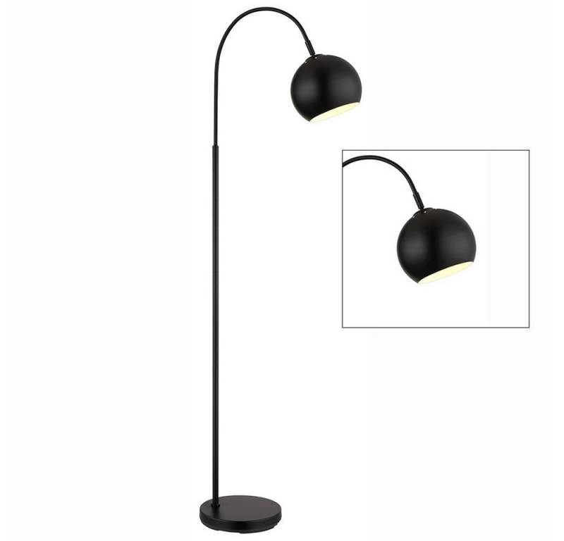 GLOBO LIGHTING LED Stehlampe, Leuchtmittel inklusive, Warmweiß, Stehleuchte Bogenstehlampe Stehlampe Standleuchte schwarz LED von GLOBO LIGHTING