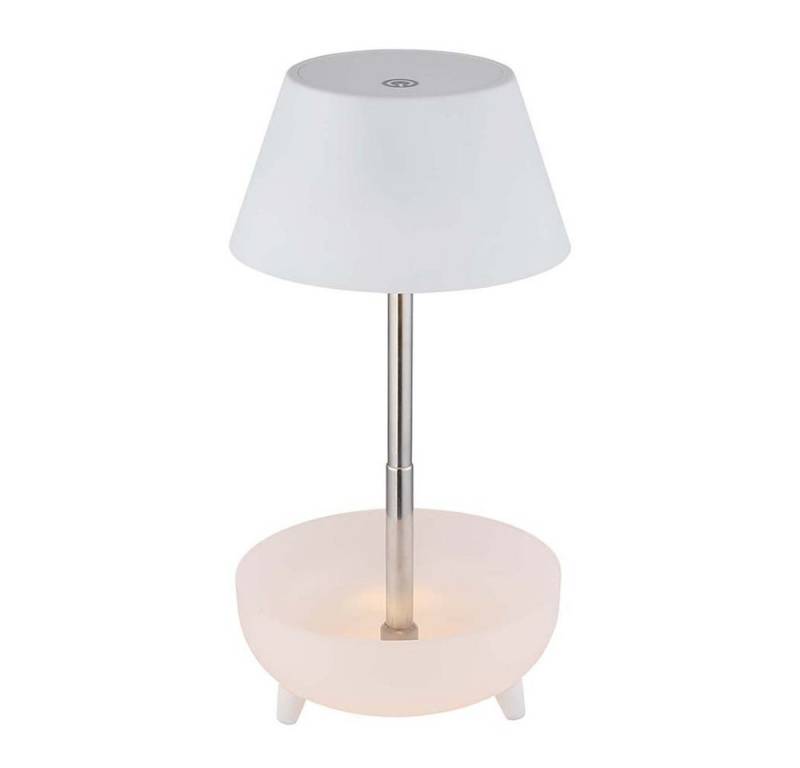 GLOBO LIGHTING LED Tischleuchte, LED-Leuchtmittel fest verbaut, Warmweiß, Tischleuchte Beistellleuchte Nachttischlampe LED Akku ausziehbar von GLOBO LIGHTING
