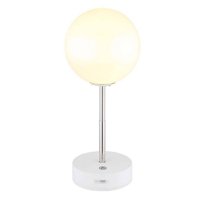 GLOBO LIGHTING LED Tischleuchte, LED-Leuchtmittel fest verbaut, Warmweiß, Tischleuchte Nachttischlampe Höhenverstellbar LED Akku USB Kugel GLOBO LIGHTING LED Tischleuchte, LED-Leuchtmittel fest verbaut, Warmweiß, Tischleuchte Nachttischlampe Höhenverstellbar LED Akku USB Kugel von GLOBO LIGHTING