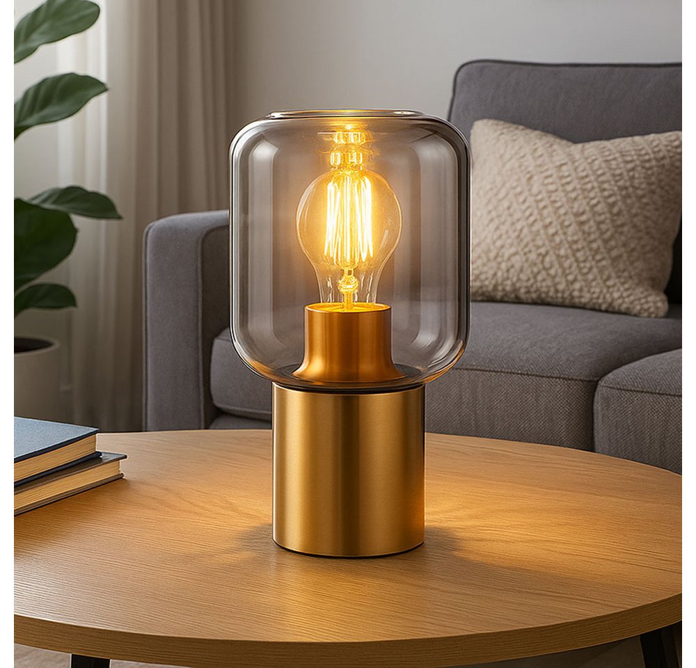 GLOBO LIGHTING LED Tischleuchte, Leuchtmittel inklusive, Warmweiß, LED Tischlampe Schlafzimmerlampe Messing Schreibtischlampe GLOBO LIGHTING LED Tischleuchte, Leuchtmittel inklusive, Warmweiß, LED Tischlampe Schlafzimmerlampe Messing Schreibtischlampe von GLOBO LIGHTING