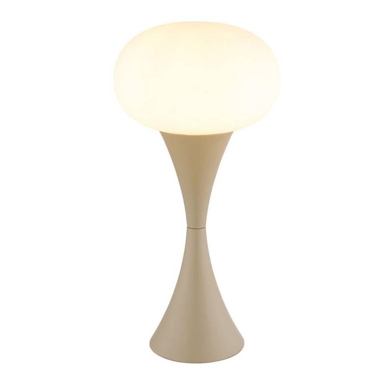 GLOBO LIGHTING LED Tischleuchte, Leuchtmittel inklusive, Warmweiß, Tischleuchte Tischlampe Wohnzimmerlampe sandfarben LED H36,9 cm von GLOBO LIGHTING