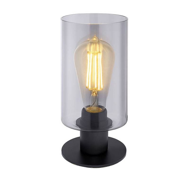 GLOBO LIGHTING LED Tischleuchte, Leuchtmittel nicht inklusive, Warmweiß, LED Tischlampe Retro Nachttischleuchte Beistellleuchte Leselampe Glas von GLOBO LIGHTING