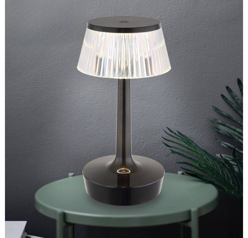 GLOBO LIGHTING LED Tischleuchte, Leuchtmittel nicht inklusive, Tischlampe Nachttischlampe LED Schlafzimmerlampe Dimmbar von GLOBO LIGHTING